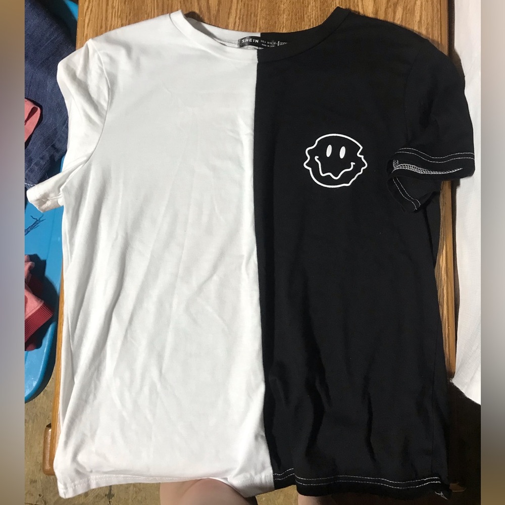 shein smiley shirt